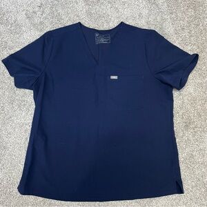 Figs Scrub Shirt Men 2XL Technical Collection V Neck Pocket Medical Work Uniform